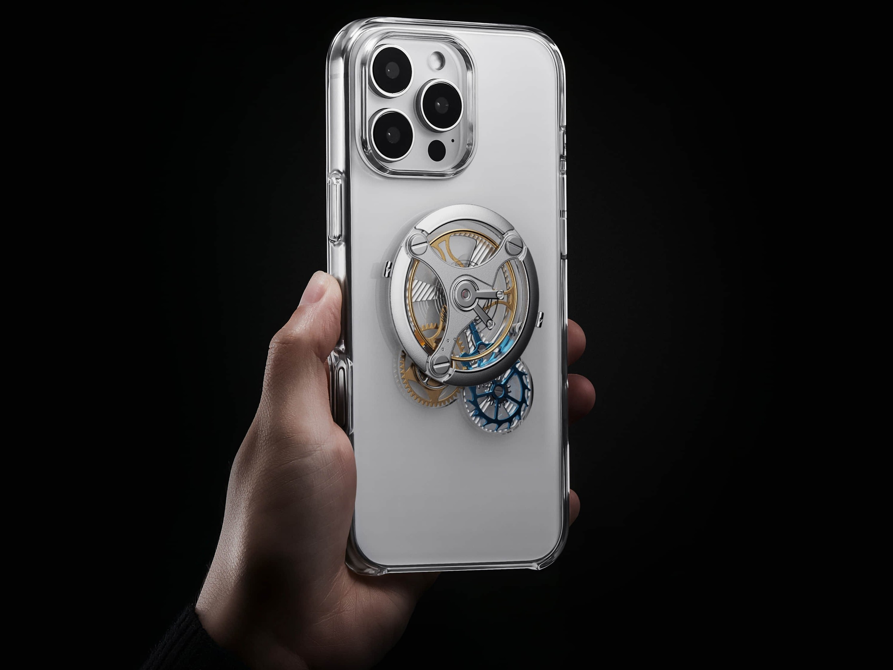 【12月世界同時デリバリー】機械式時計の技術をスマートフォンケースに落とし込んだ「Chronomade(クロノメイド)」の「Escapement Phone Case」先行予約開始。