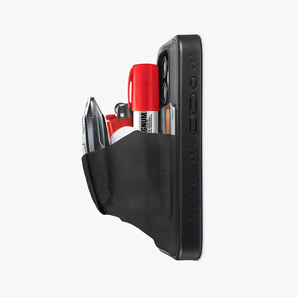 Flex Pouch™ Phone Case - BLACK/BLACK