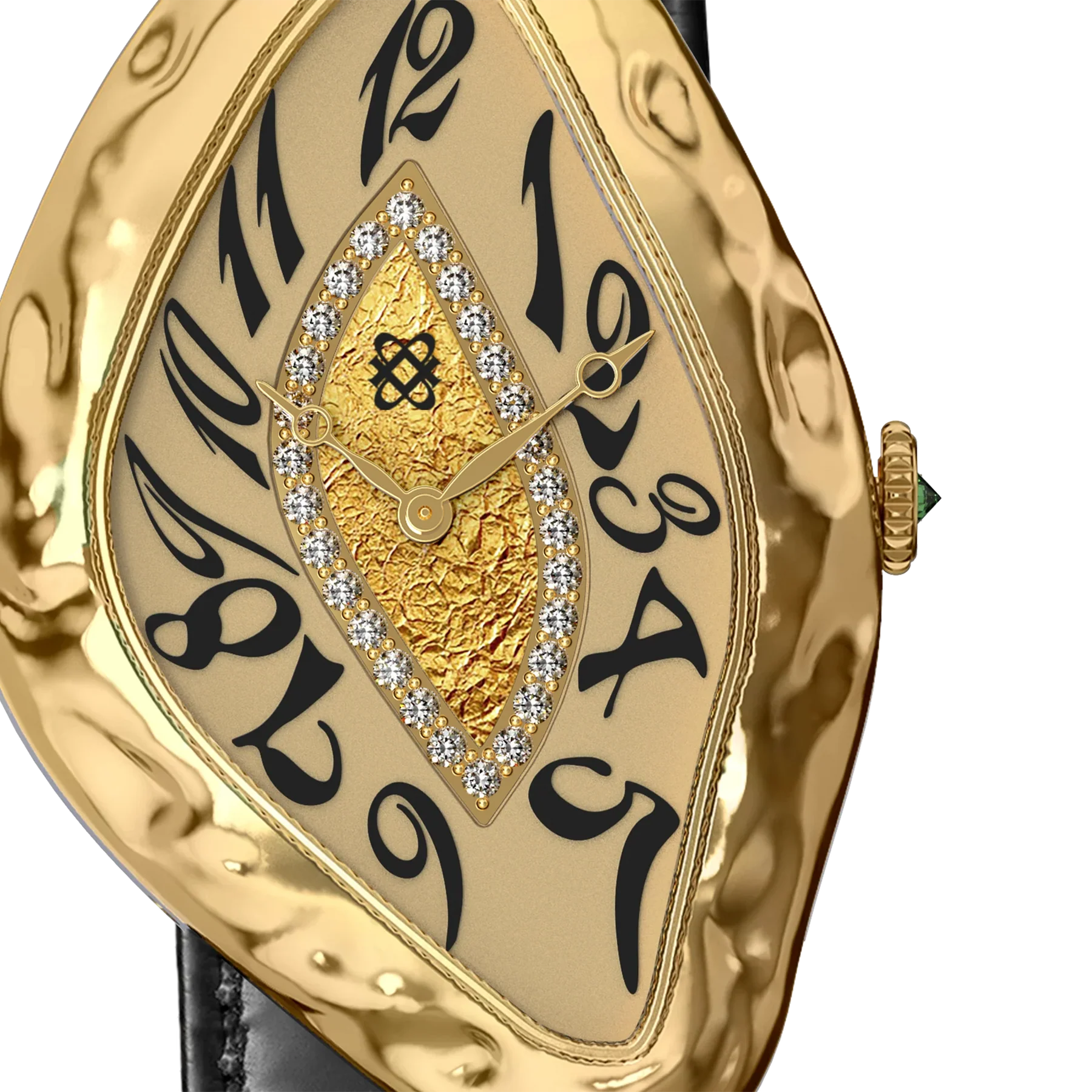 Paradoxe Diamond Watch - Gold Gilt