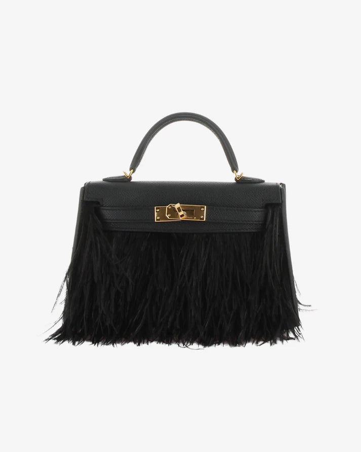 【先行予約 2025年1月末〜2月中旬デリバリー】Hermes Bag Cover - BLACK SWAN