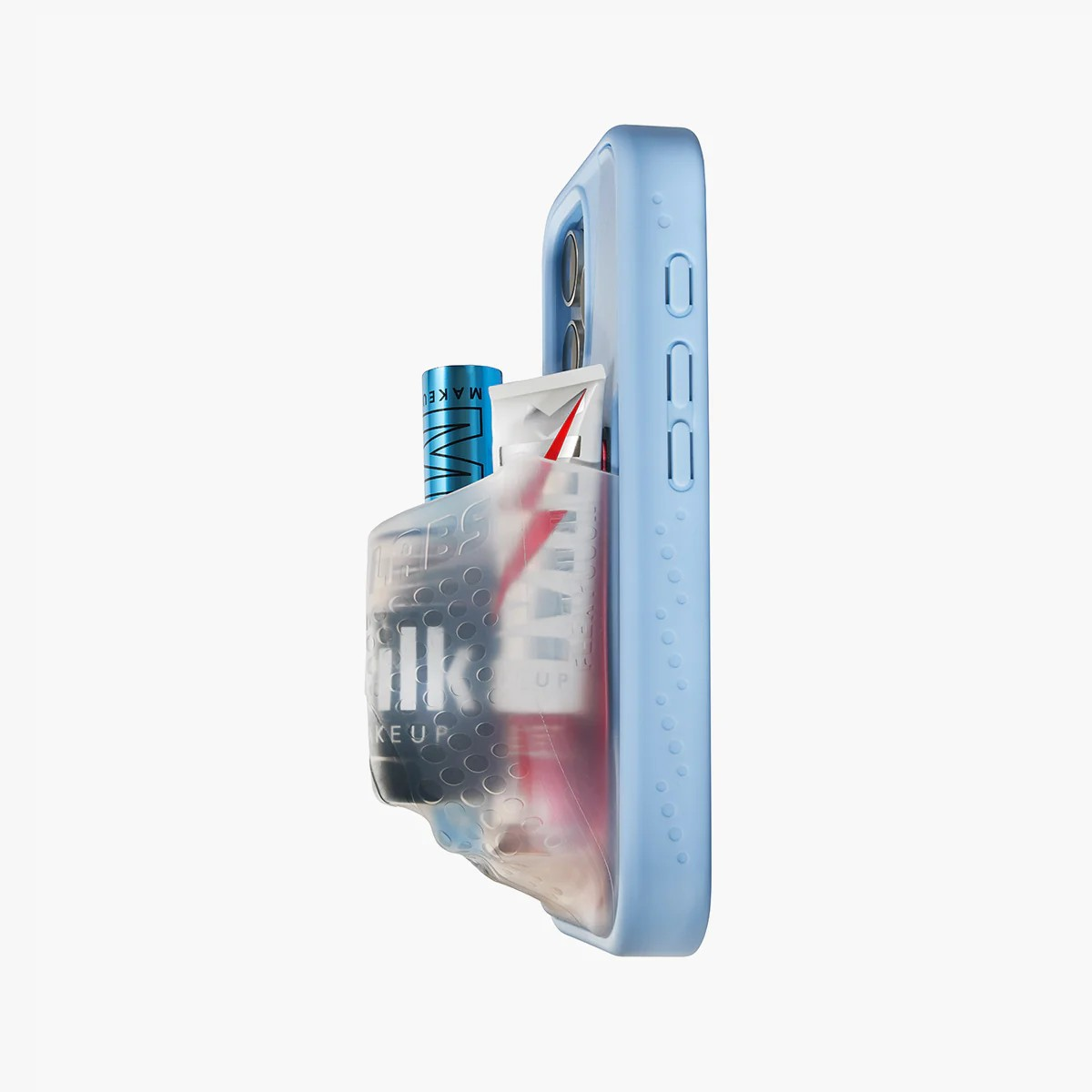 Flex Pouch™ Phone Case - BABY BLUE/CLEAR