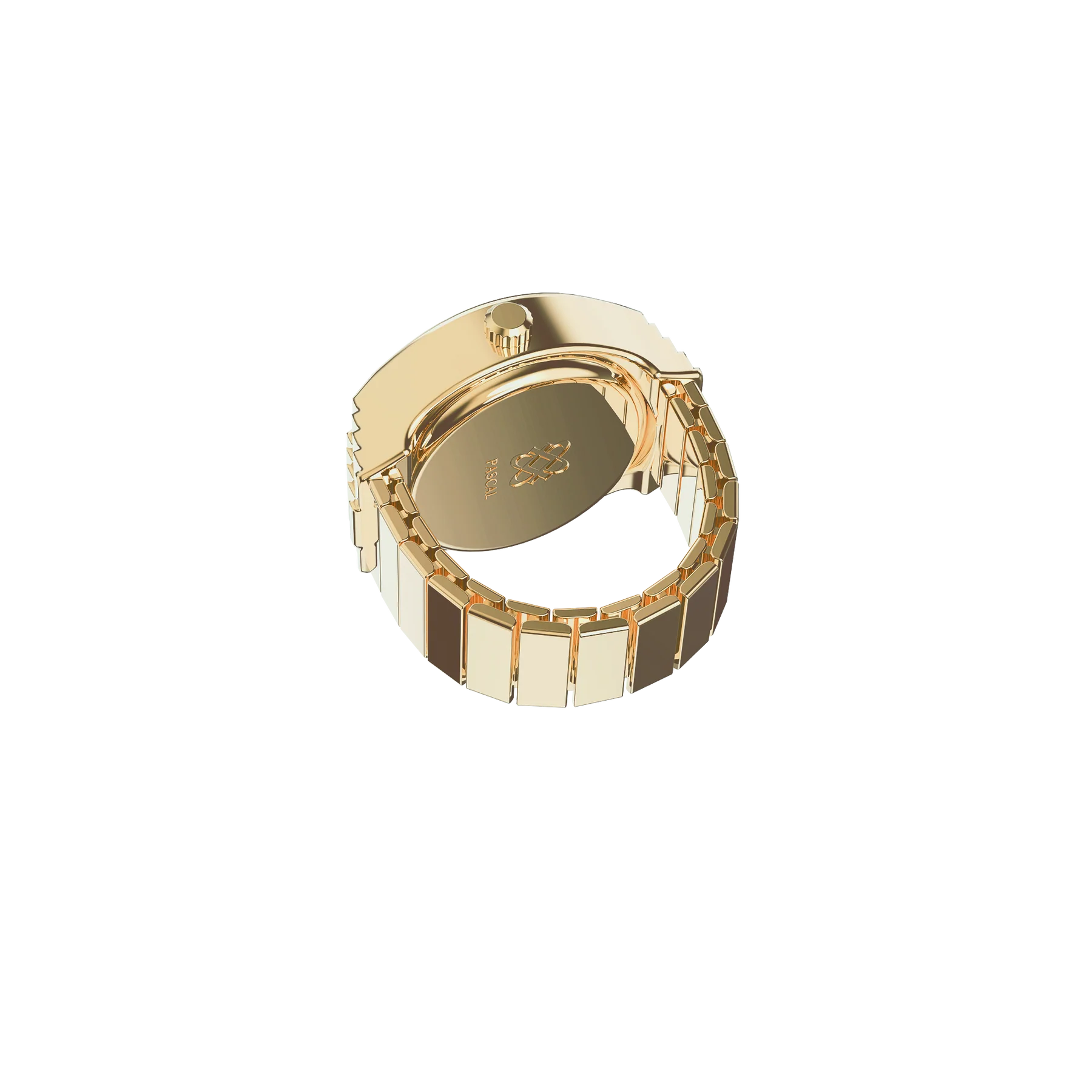 Luxe Classic Diamond Watch Ring - Cocoa