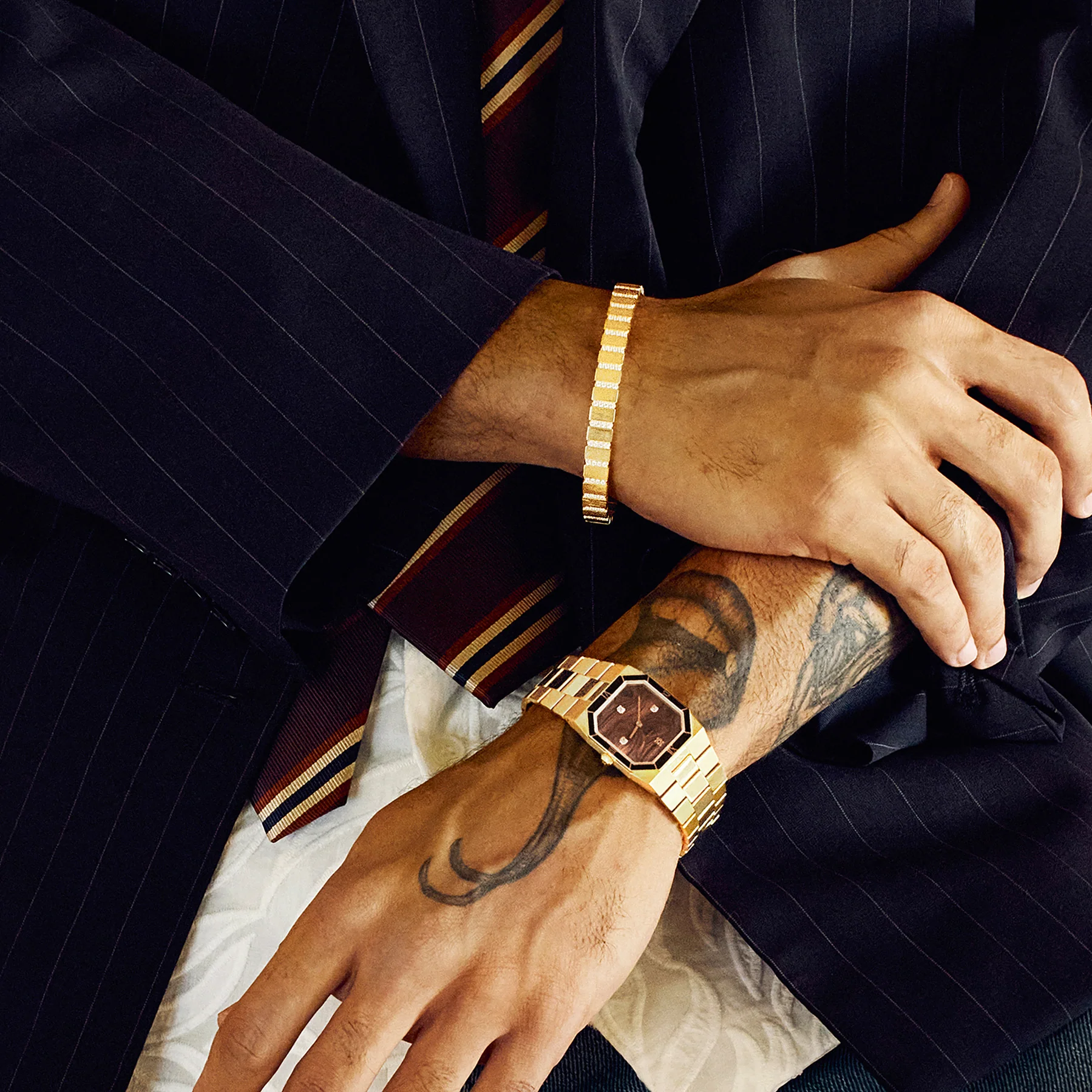 'Parthènope' Diamond Bangle, Classic