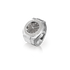 Luxe Classic Diamond Watch Ring - Silver Serenade