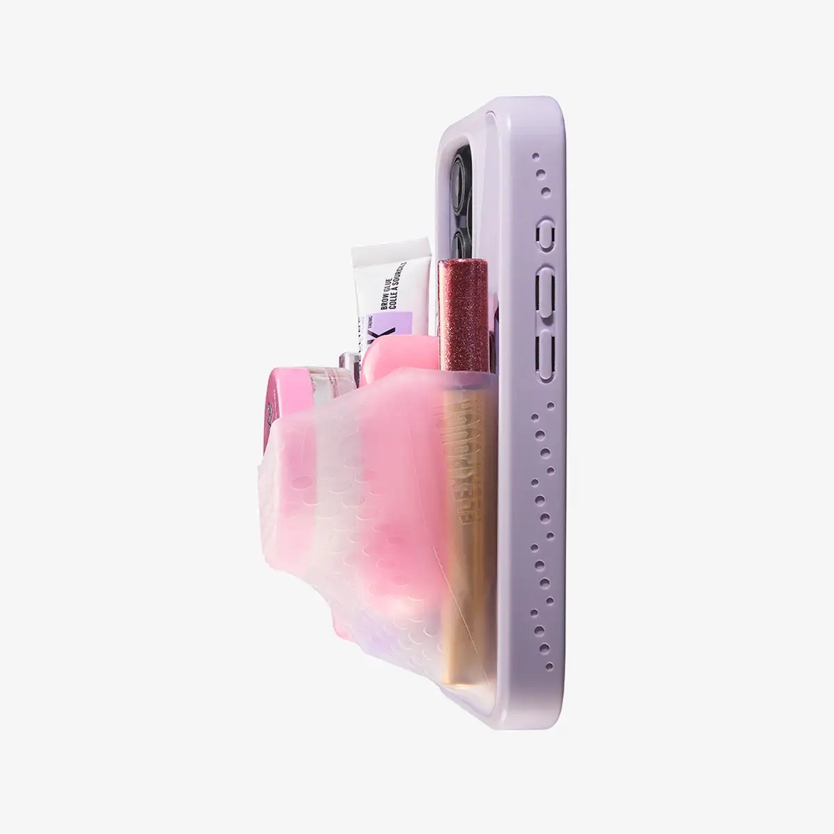 Flex Pouch™ Phone Case - LAVENDER/CLEAR