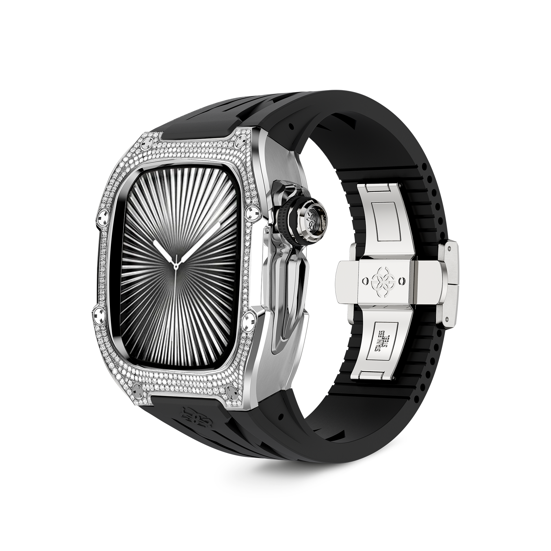 Apple Watch Case / RSTIII46 - Black Flake