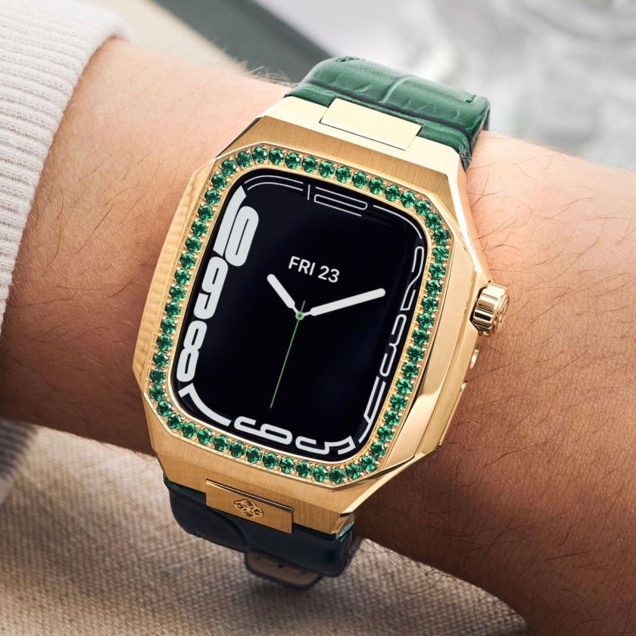 Apple Watch Case - CLD41 - Gold / Green