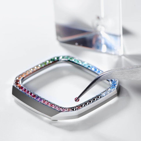 Apple Watch Case - EVF45 - RAINBOW Silver