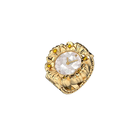 Baroque Watch Ring - Nacre