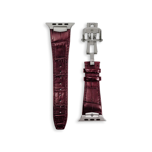 Apple Watch Strap / ALG Leather - Maroon
