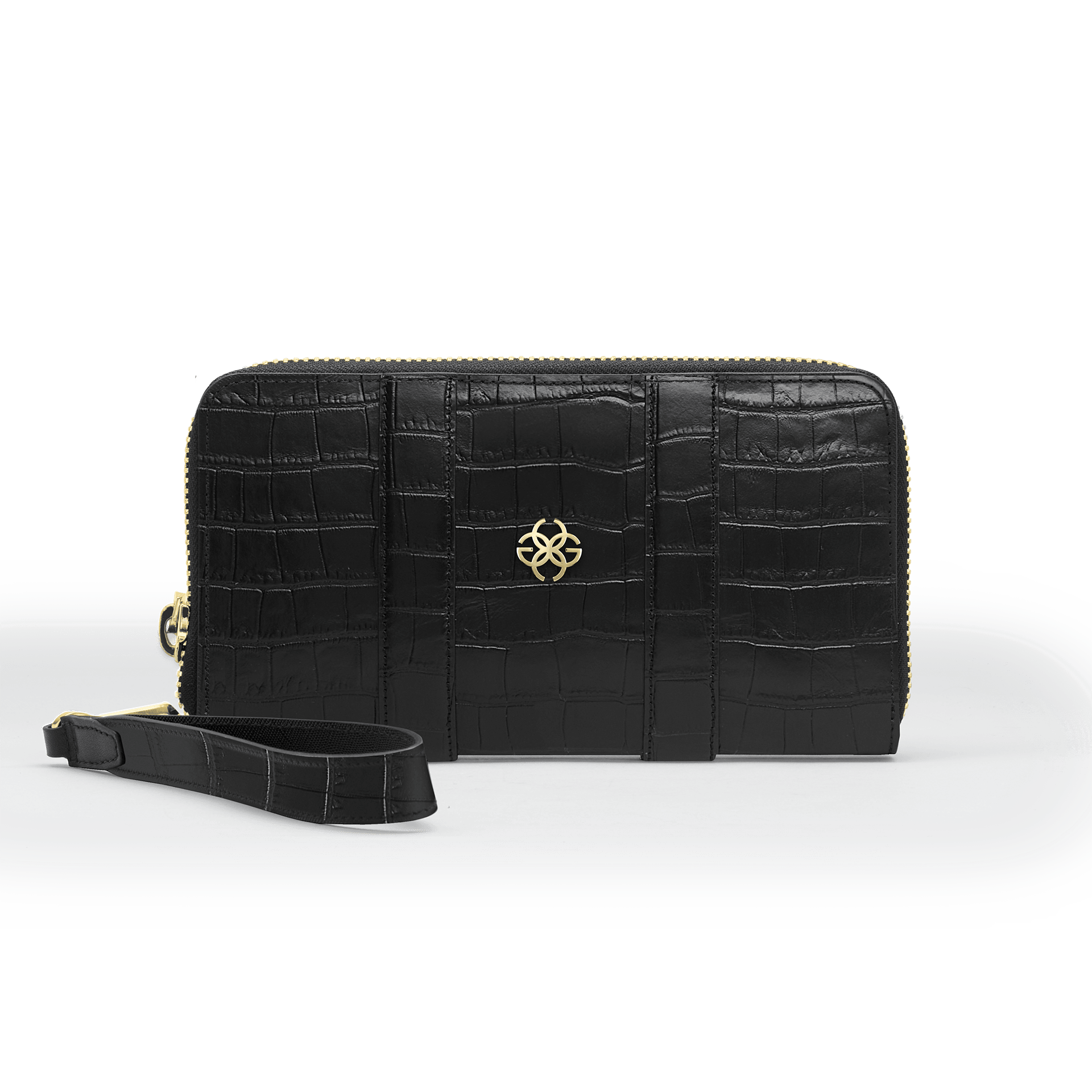 Zippy Wallet / Croco Embossed