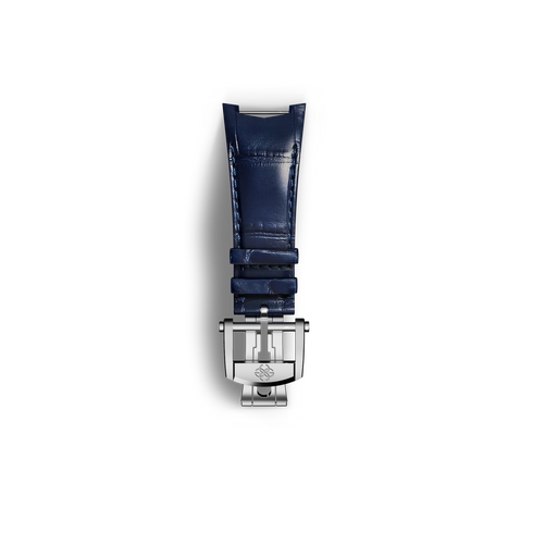 Automatic Watch Strap / Alligator - Blue