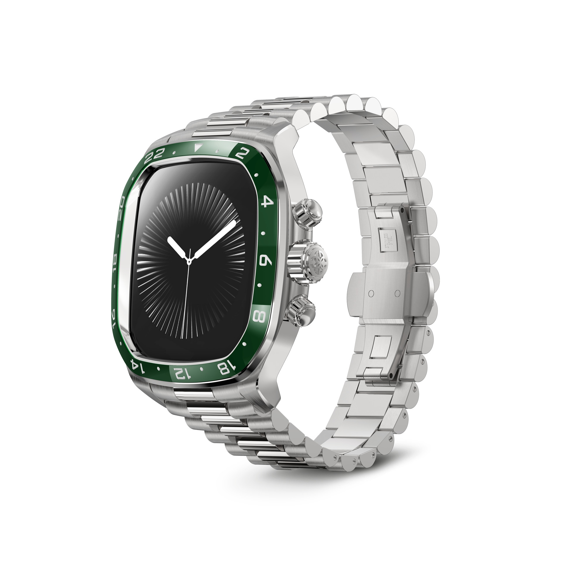 アップル Apple Watch Case - CRCS46 Silver/Green