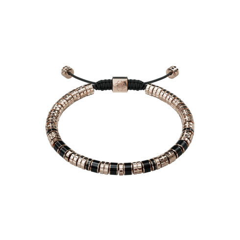 Bracelet - EV - Rose gold - Black