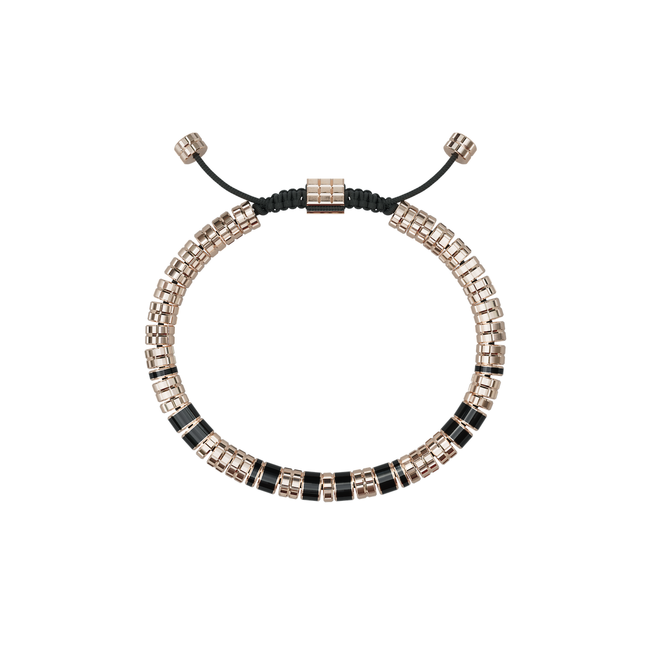 Bracelet - EV - Rose gold - Black