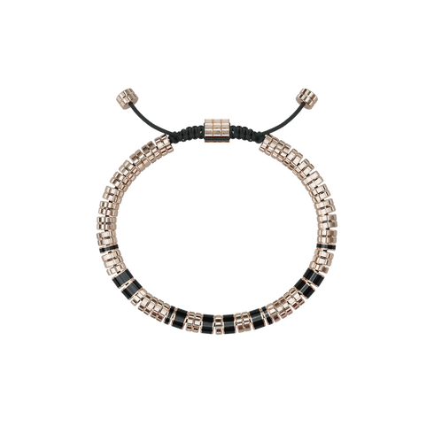 Bracelet - EV - Rose gold - Black