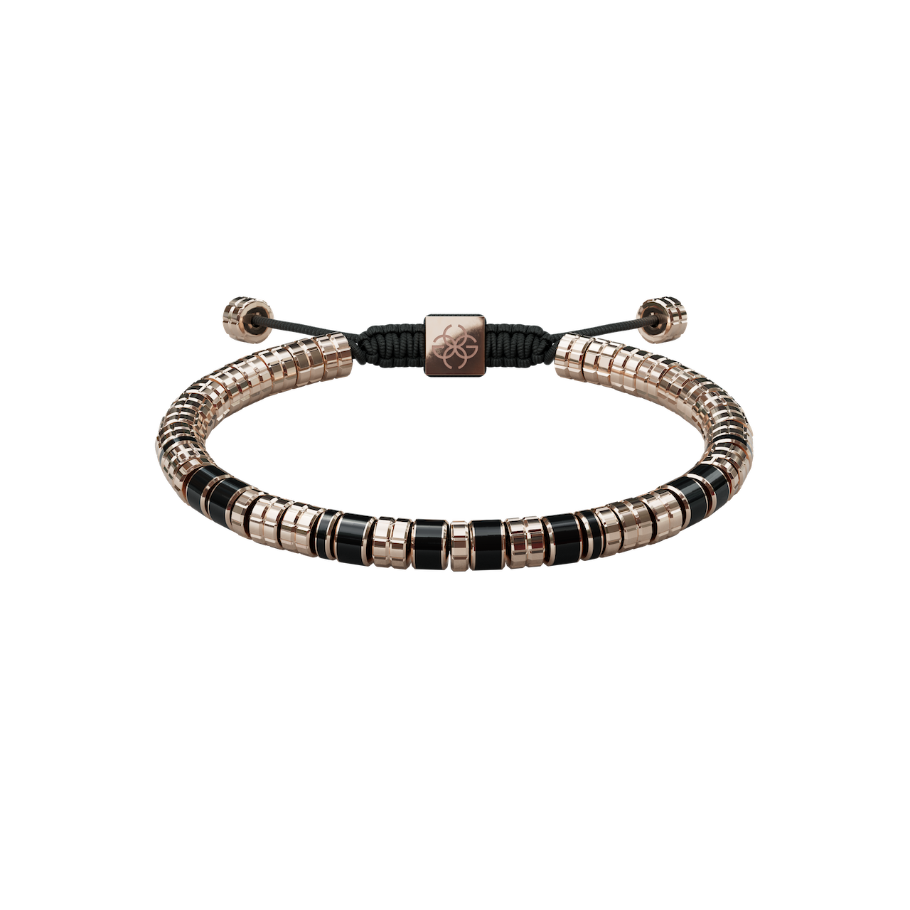 Bracelet - EV - Rose gold - Black