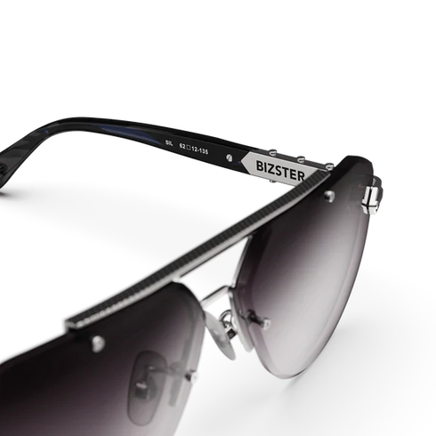 Sunglasses - Bizster - Black / Silver