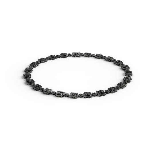 Necklace - Halo Black