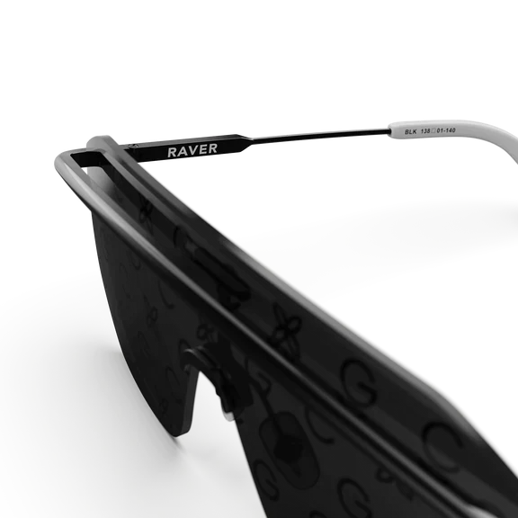 Sunglasses - Raver - Black / Black