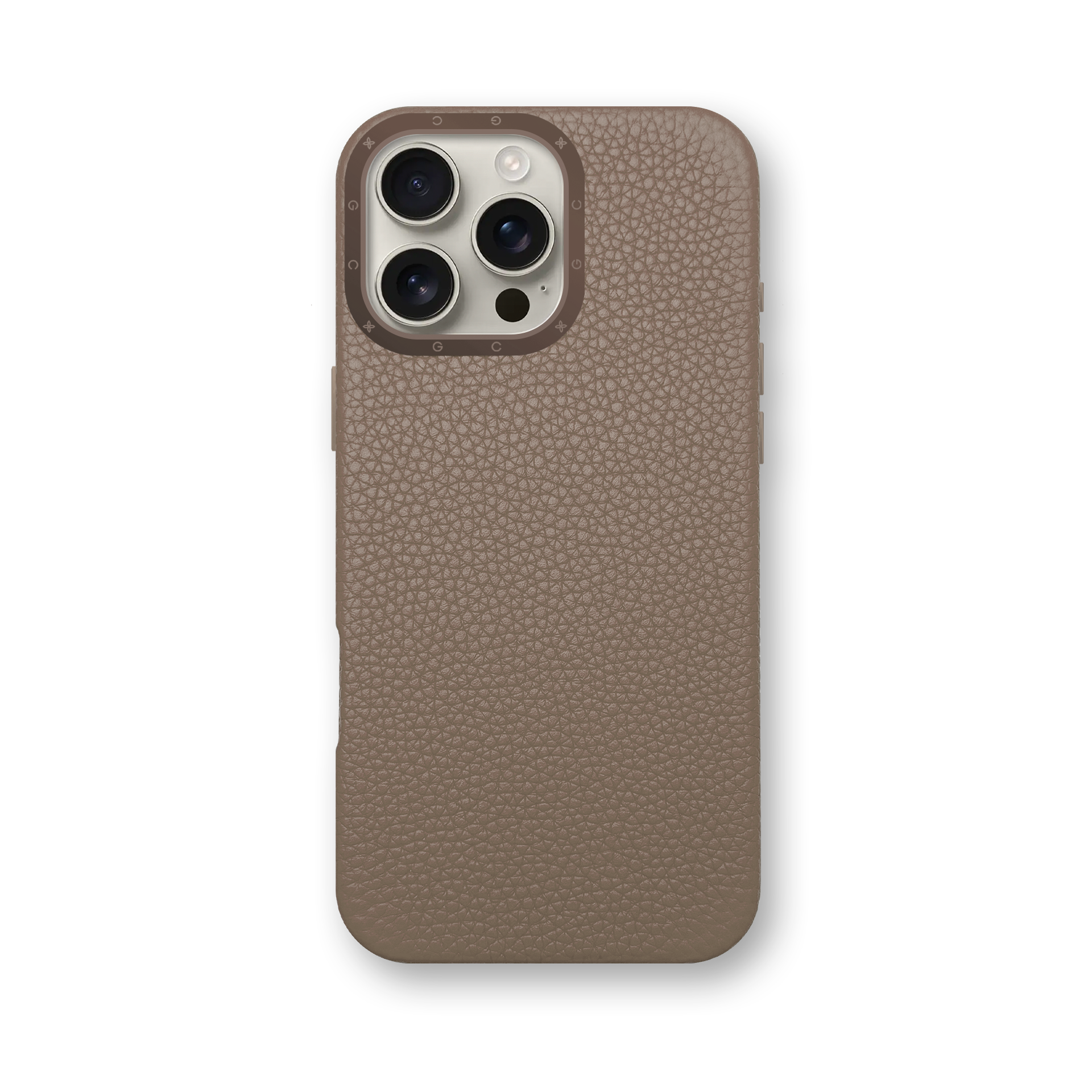 iPhone Case 16 / Full-Grain Leather - Sand