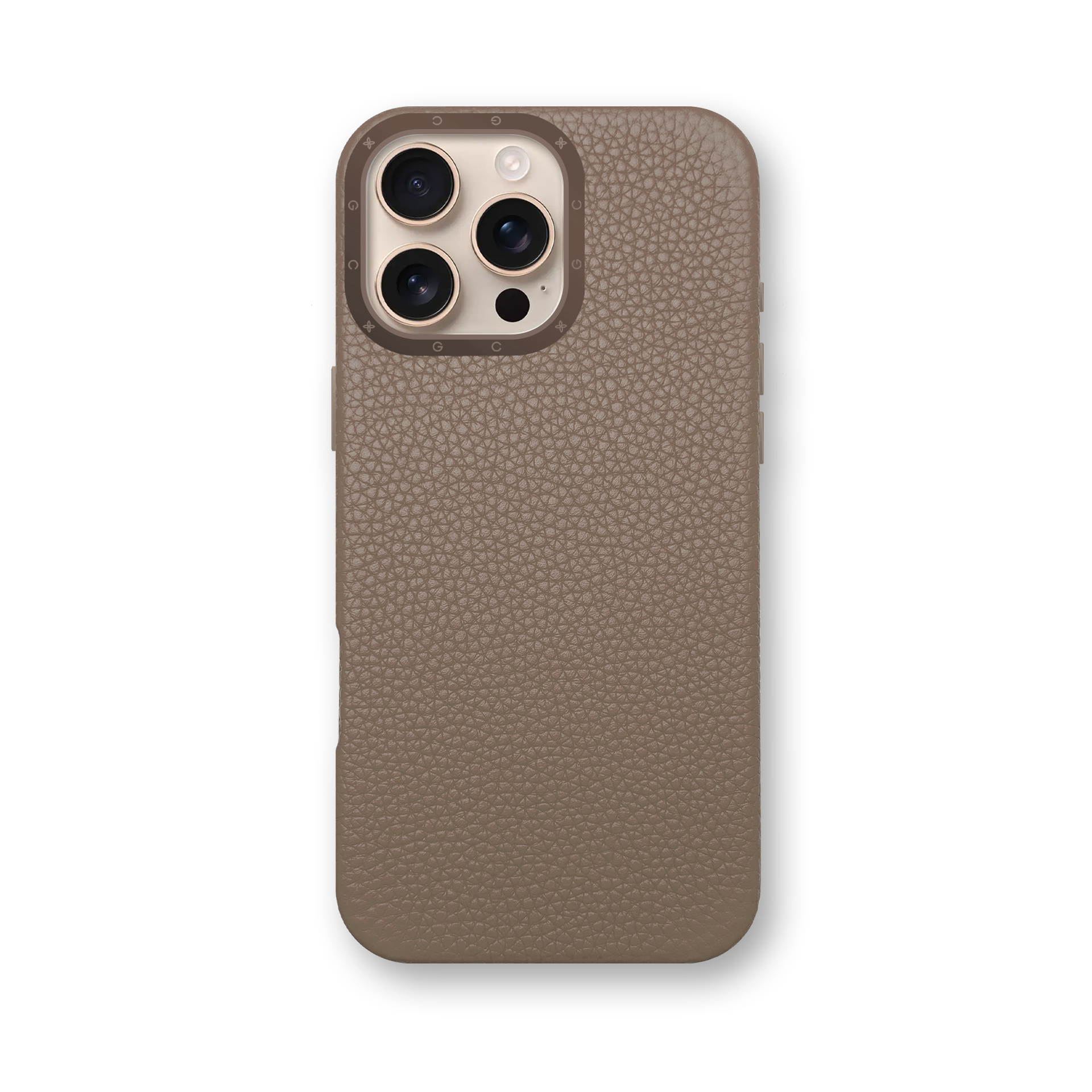 iPhone Case 16 / Full-Grain Leather - Sand