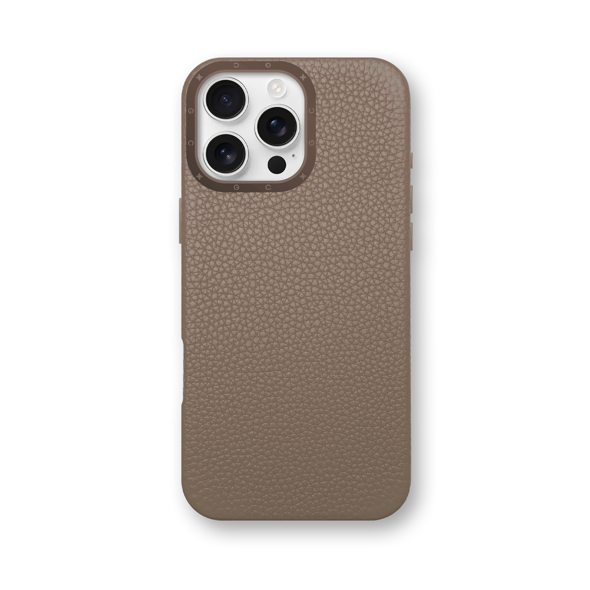 iPhone Case 16 / Full-Grain Leather - Sand