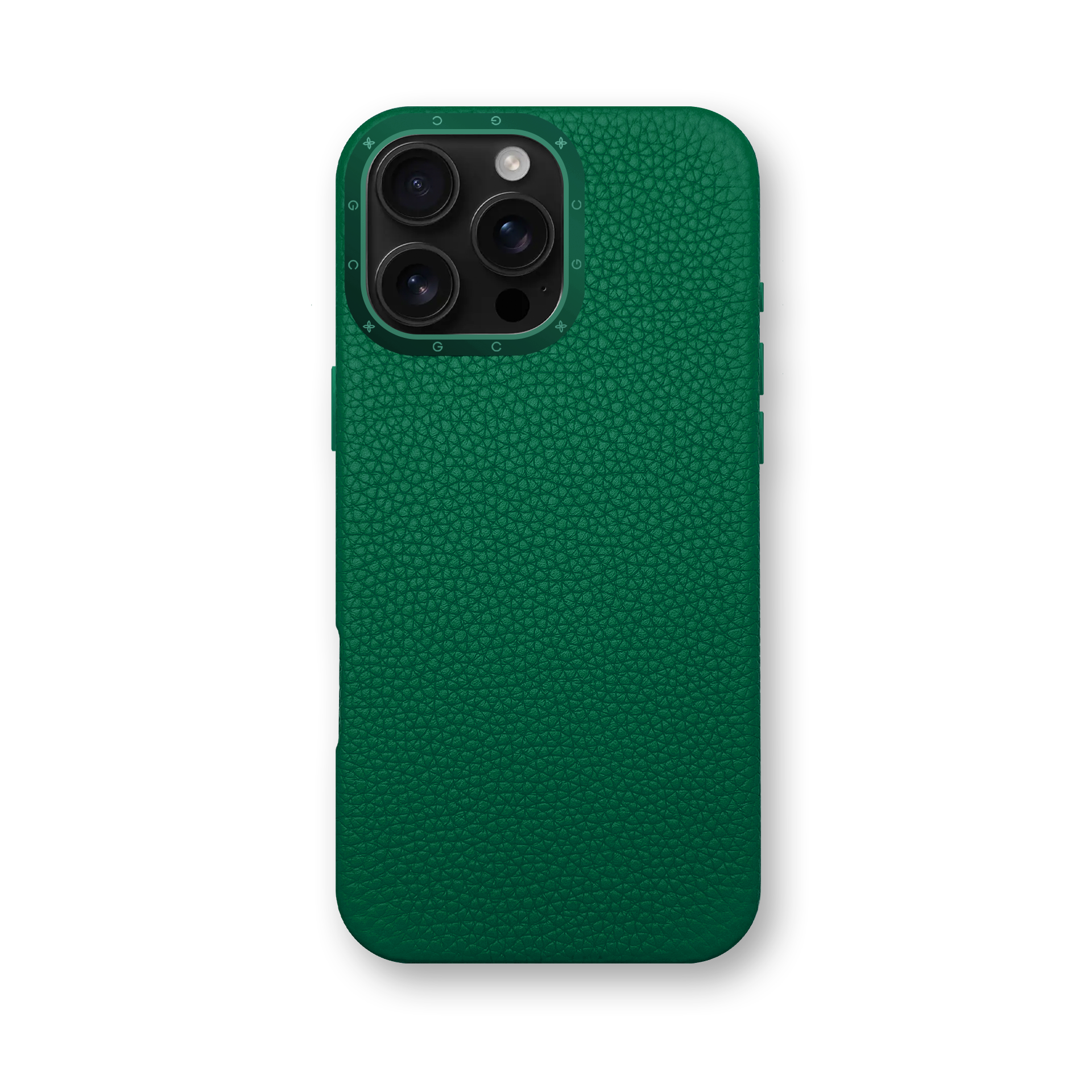 iPhone Case 16 / Full-Grain Leather - Evergreen