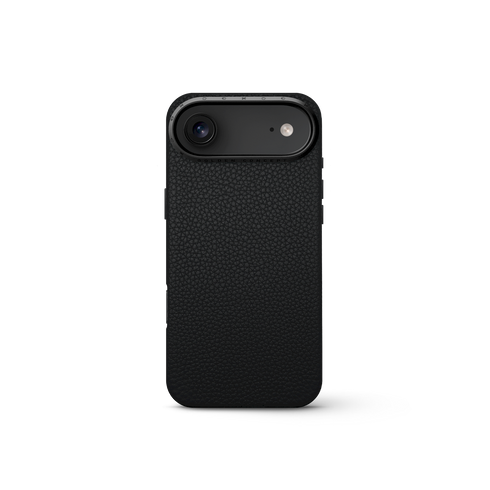 iPhone Case 17 - Full-Grain Leather - Black