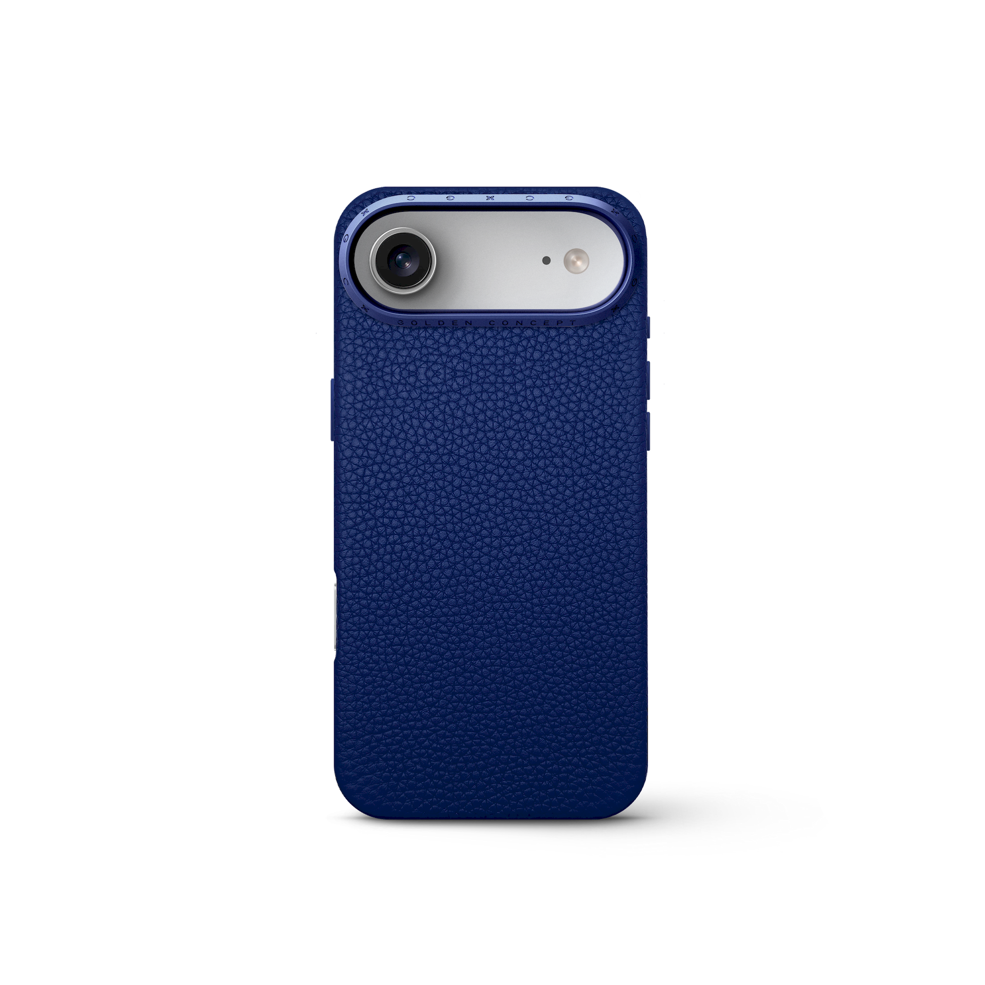 iPhone Case 17 - Full-Grain Leather - Deep Blue