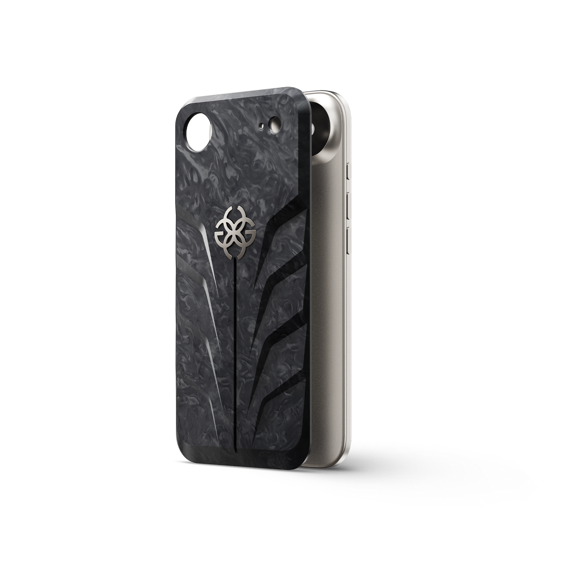 iPhone Case / RSC17 - Magnetic Shield Carbon - Titanium Grey