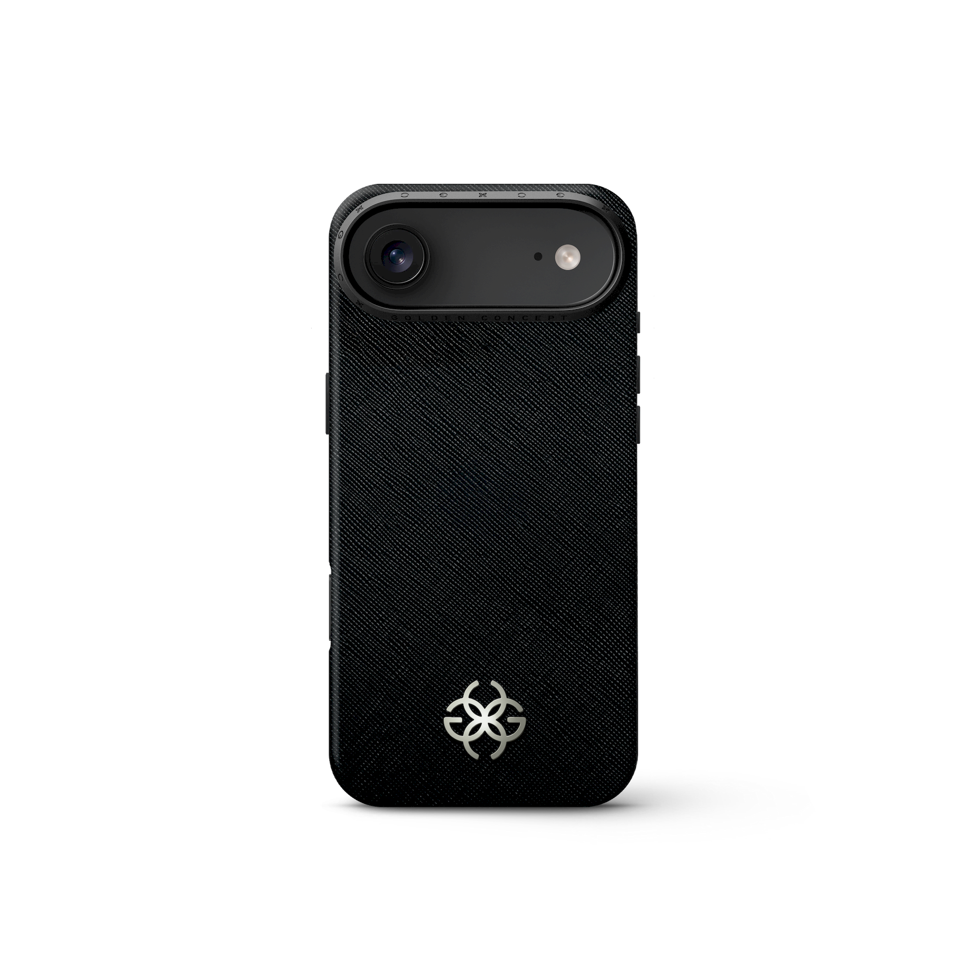 iPhone Case 17 - Saffiano Leather Logo
