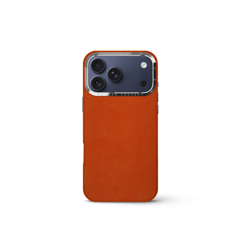 iPhone Case 17 - Alcantara - Orange
