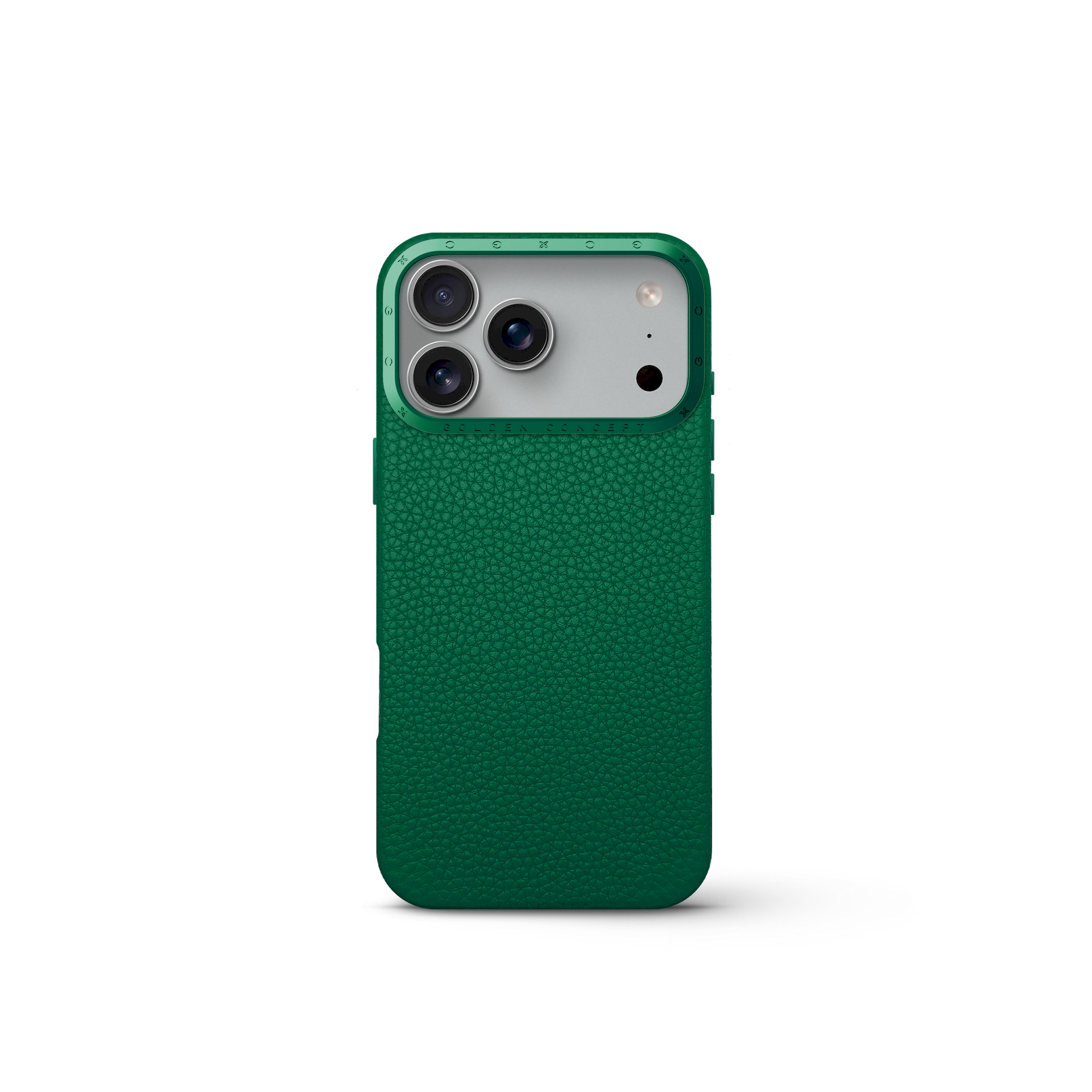 Green Leather Case for iPhone 17 Pro, Pro Max & Air | GOLDEN CONCEPT™
