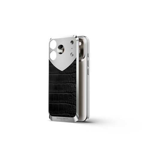 iPhone Case / RST17 - Magnetic Shield Alligator Edition - Matte Black