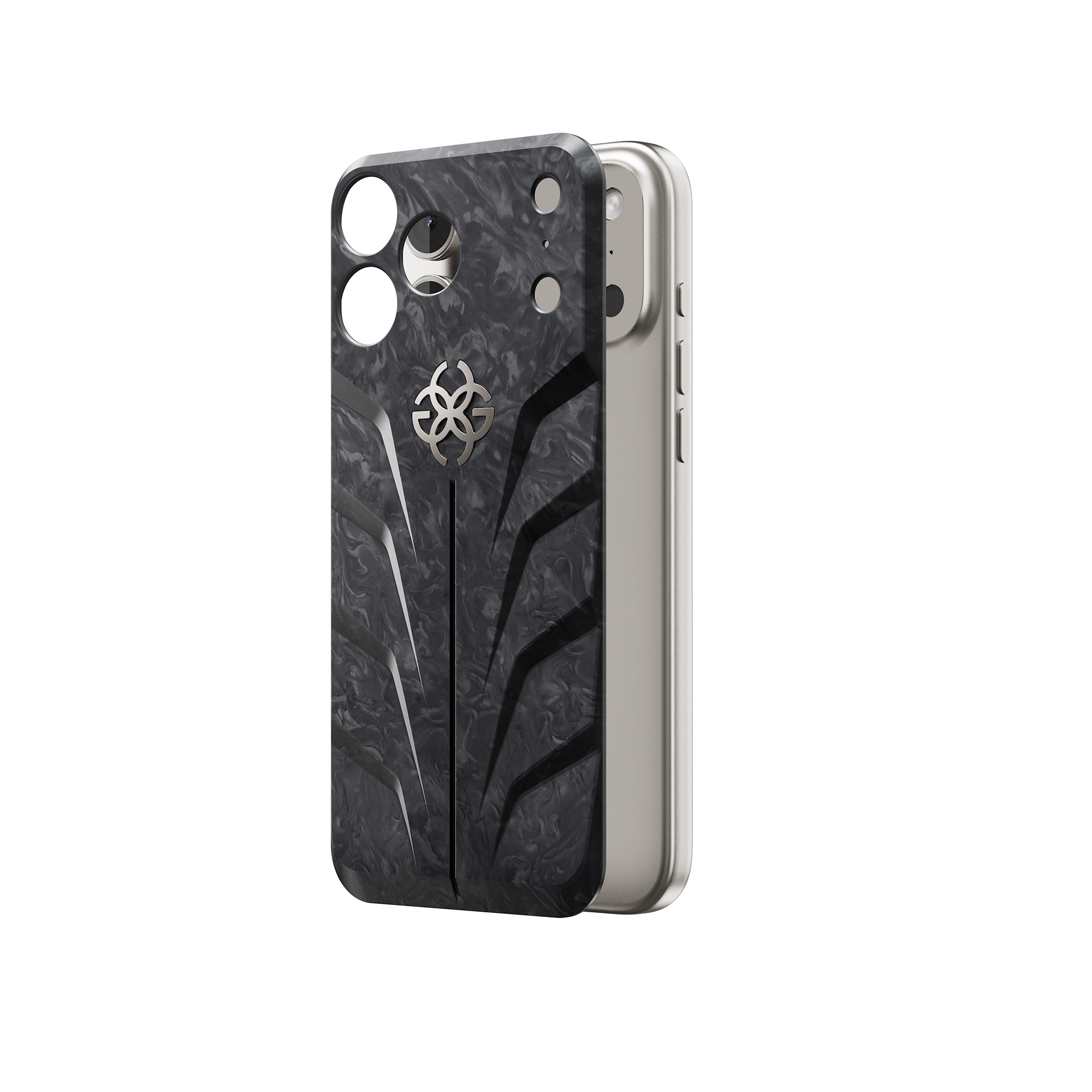 iPhone Case / RSC17 - Magnetic Shield Carbon - Titanium Grey