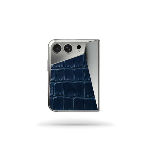iPhone Case Duo / EV - Magnetic Shield Alligator Edition - Blue
