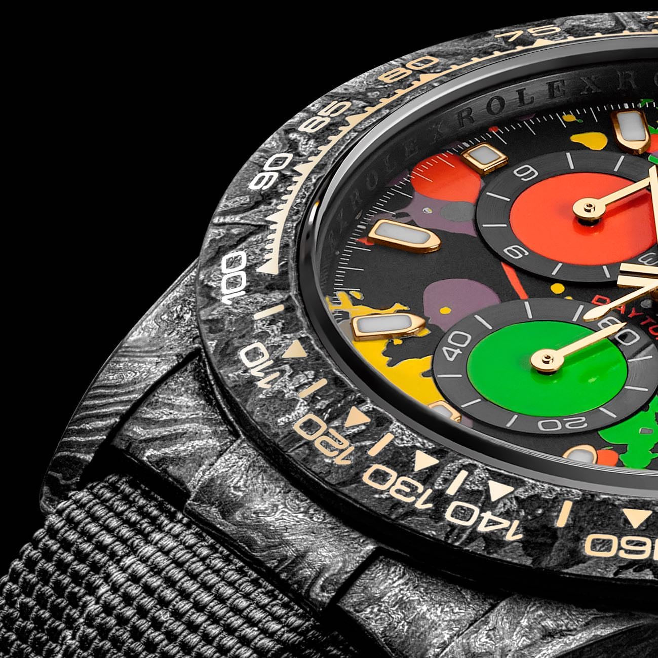 CARBON ROLEX DAYTONA All Black Carbon