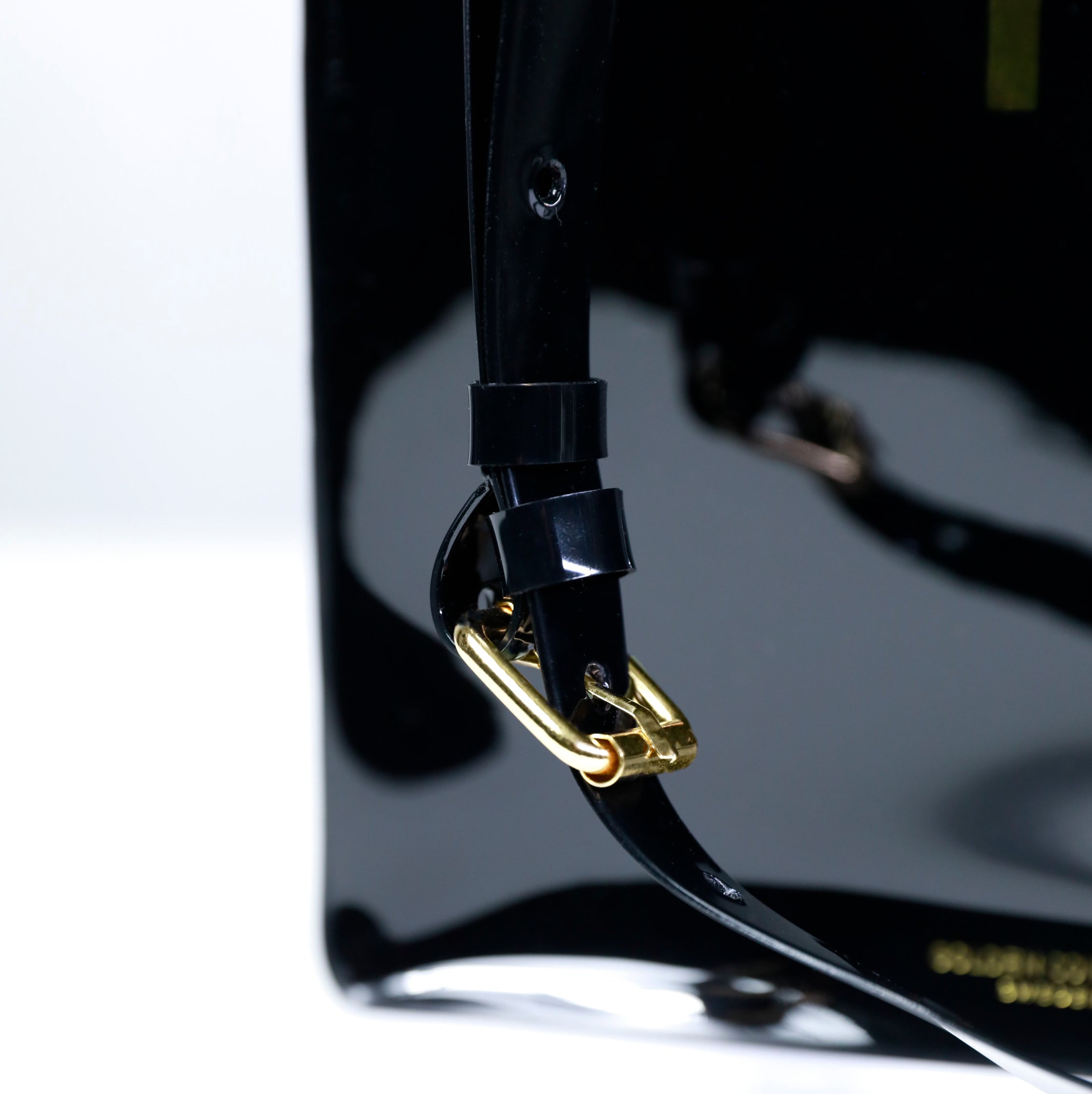 A4 Clear Toot Bag  (Black)