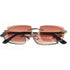 Sunglasses - MONOFACE GEM BROWN