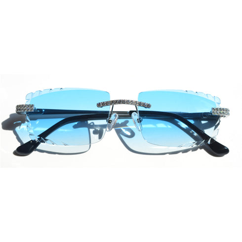 Sunglasses - MONOFACE GEM BLUE