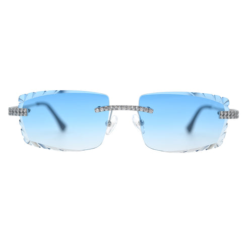 Sunglasses - MONOFACE GEM BLUE