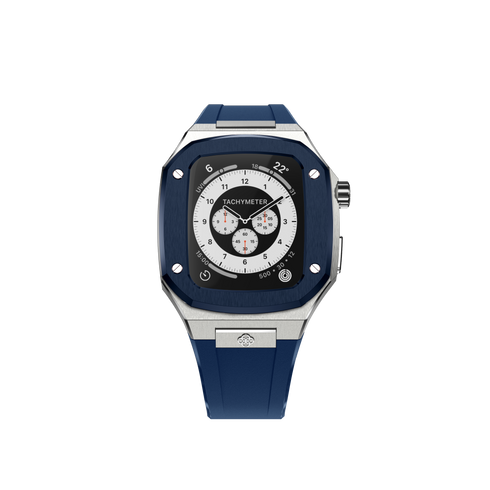 Apple Watch Case - SP44 - Silver / Blue