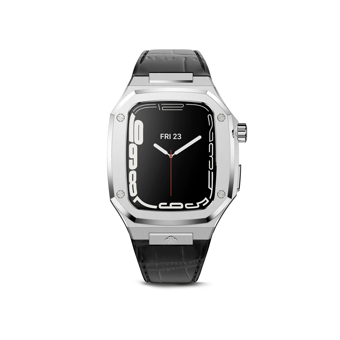 Apple Watch Case - CL45 - SILVER / Black