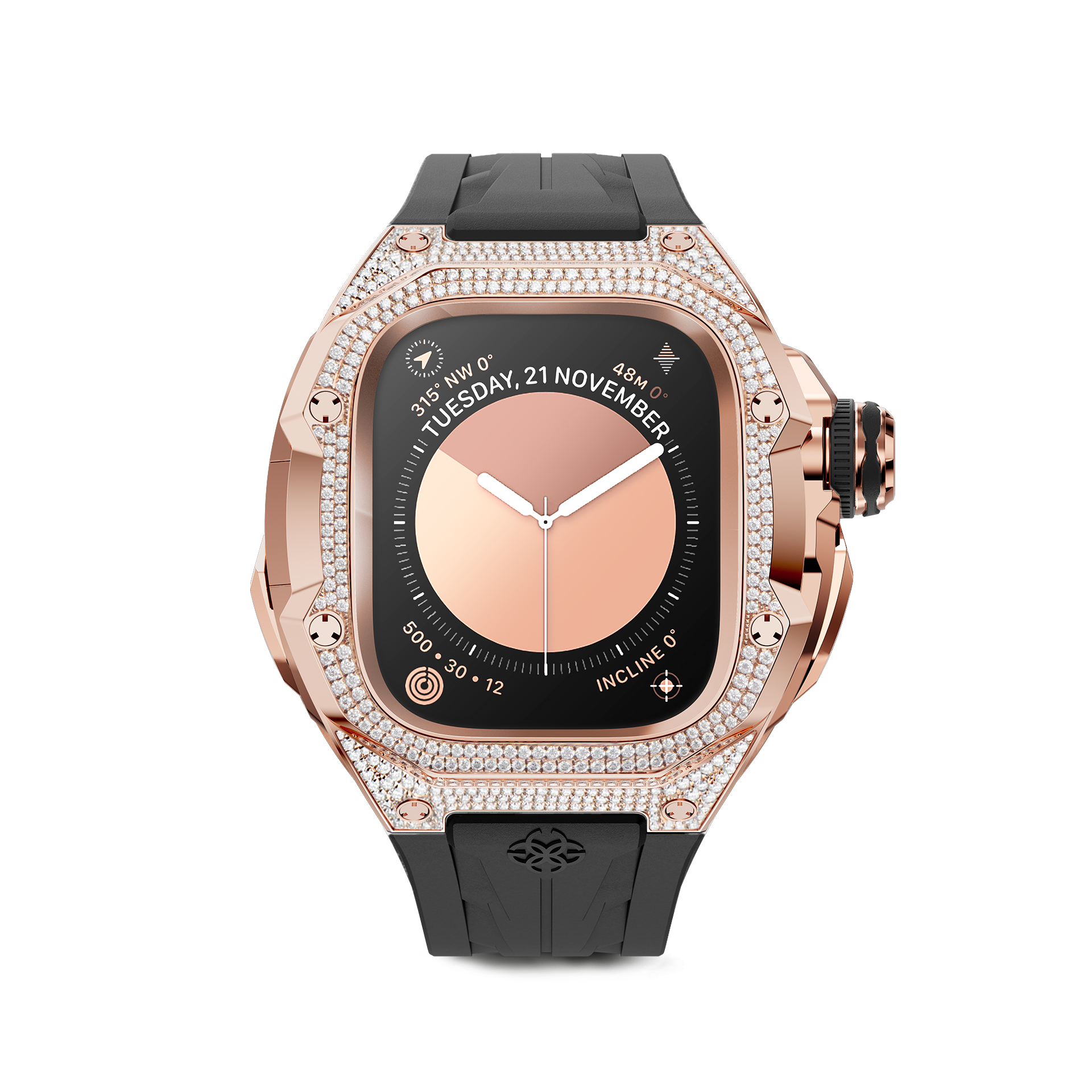 Apple Watch Case / RSTIII49 - AMBER ROSE BLACK