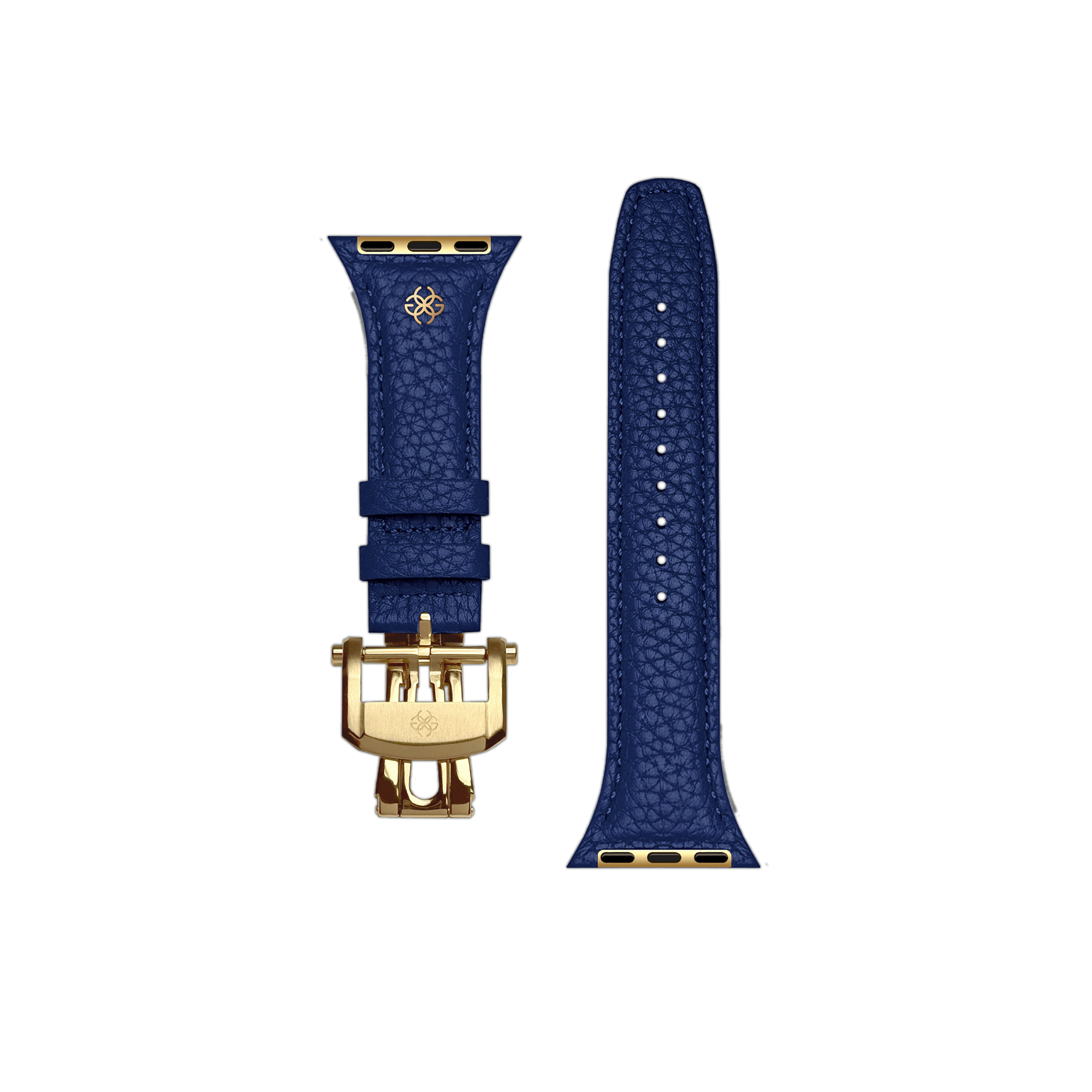 Apple Watch Strap / Full-Grain Leather - Deep Blue