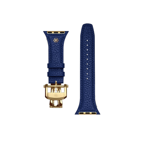 Apple Watch Strap / Full-Grain Leather - Deep Blue