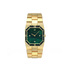 Octagonal Enamel Diamond Watch - Willow Whisper