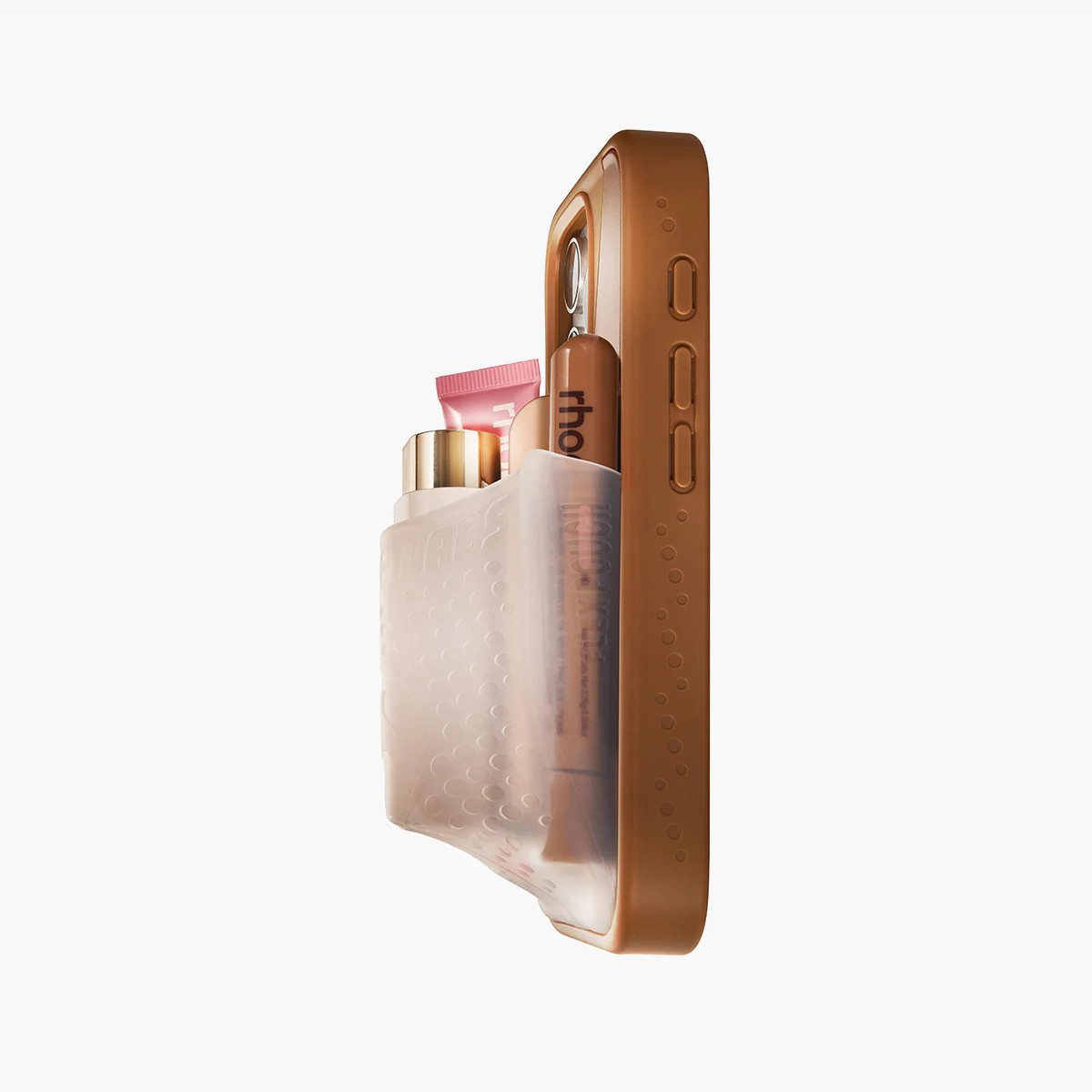 Flex Pouch™ Phone Case - MOCHA/CLEAR