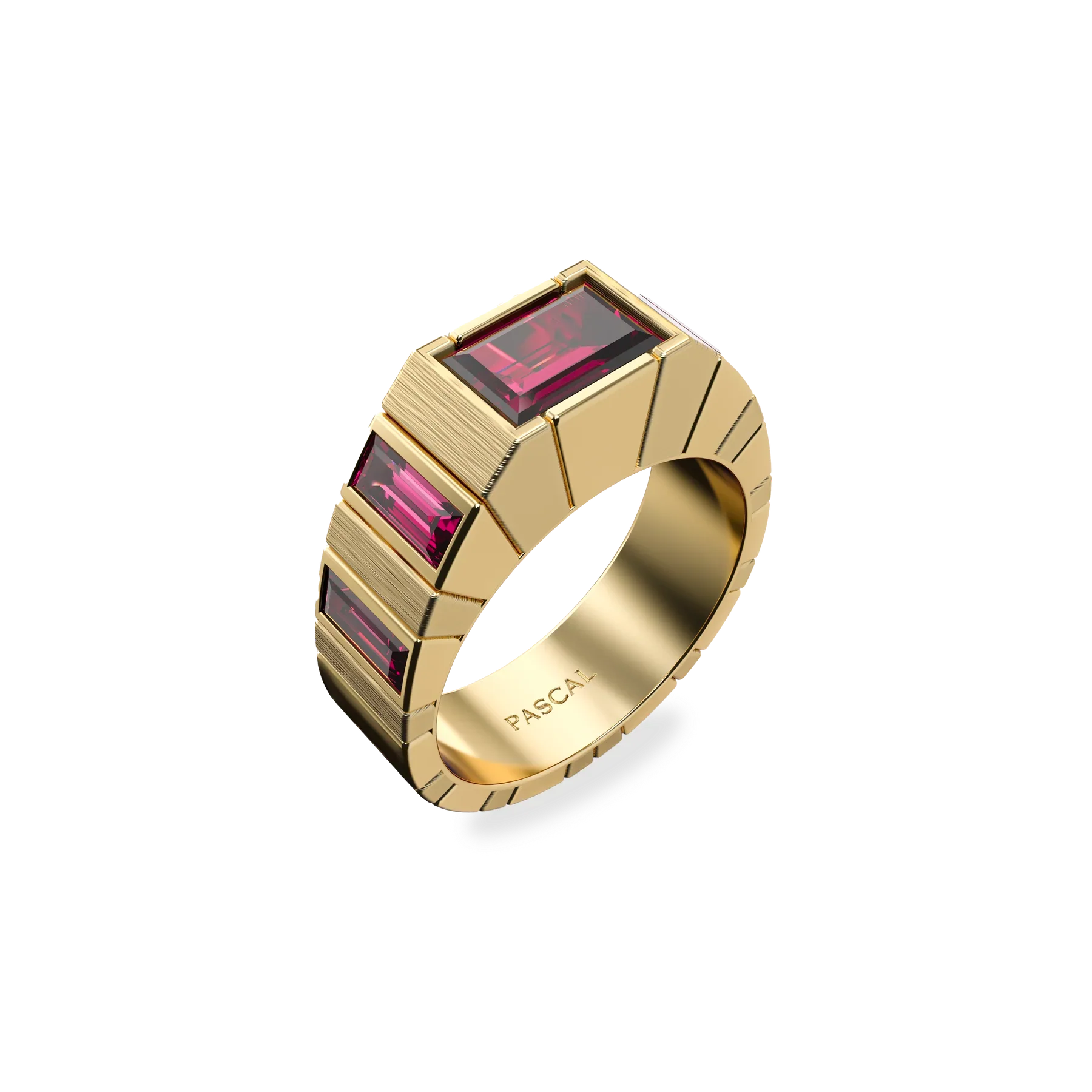 'Parthènope' Gemstone Band Ring